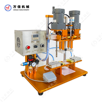 Machine semi-automatique de capsulage de table Machine semi-automatique de vissage de bouchon de bouteille en plastique PET de verre pour le vissage de couvercle