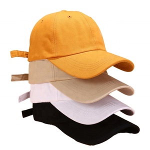 High Quality <b>Hats</b> Basic Blank Unbranded Cheap Customizable logo Baseball Caps - Product Image 5