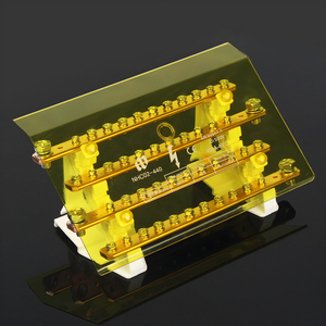 Haute qualité UKK vis Type 4 pôles cuivre Contact 600V Din Rail bloc borniers pour la Distribution d'énergie - Product Image 3