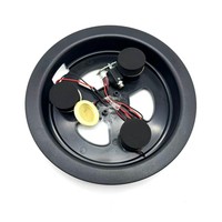 8-inch Acoustic Snare Drum-to-electric Electronic Drum Set with Trigger, Built-in Dual-zone Tray Board and 6.3mm Jack.