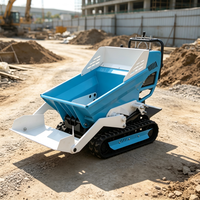 Mini-chargeuse compacte sur chenilles T500 Diesel à faible garde au sol, haute efficacité pour zones de construction étroites et terrains accidentés