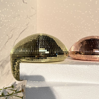 Boule disco à paillettes effet miroir, décoration d'intérieur, ornement de bureau, décoration de la maison