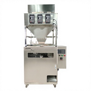 Machine d'emballage de granulés entièrement automatique à trois trémies et à chargement automatique, adaptée aux chips et aux frites - Product Image 1