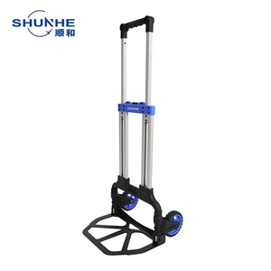 Troli Belanja Lipat Ringan Portabel <span class=keywords><strong>Mini</strong></span> Empat Roda Teleskopik yang Dapat Ditarik - Product Image 4