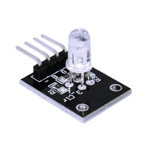 โมดูลไฟ LED RGB รุ่น KY-016, ช่องสัญญาณแคโทดทั่วไป 3 สี, สำหรับโครงการไฟส่องสว่าง Arduino และไมโครคอนโทรลเลอร์ DIY - Product Image 5