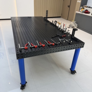 Nouvelle station de soudage en acier flexible 3D usinée par CNC avec système de trous de <span class=keywords><strong>grille</strong></span> de 100 mm - Product Image 4