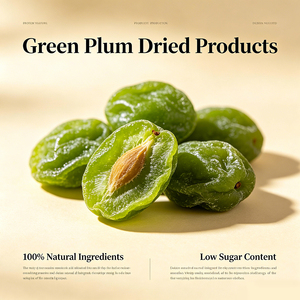 Dulces de Ciruela Seca Verde Delgada OEM, Ciruela Fermentada Natural para Apoyo Digestivo y Limpieza Suave del Bienestar - Product Image 3