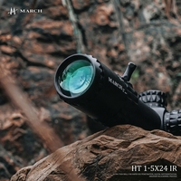 Aluminum Alloy Fast Focus 30mm HT1-5X24IR SFP IR Tactical Hunting Outdoor Shooting LPVO Waterproof Shockproof Scope