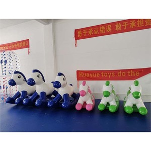 Jouet gonflable de cheval à bascule d'enfants populaires jeu d'équitation d'animal d'amusement et château gonflable pour le jeu extérieur - Product Image 3