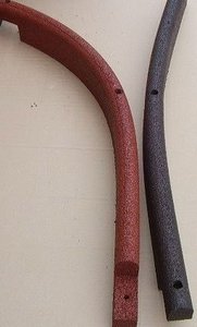 6-ft Brown Yellow Red Green Flexible Recycled <strong>Rubber</strong> <strong>Lawn</strong> <strong>Edging</strong> for Playground and Garden Use Seal Purpose Edge Trim Product - Product Image 6