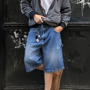 Pantalones Cortos Vaqueros Azules Casuales Personalizados para Hombre, Shorts de Verano Holgados, Pantalones Cortos de Mezclilla, Jeans para Hombre, Pantalones, Jeans - Product Image 2