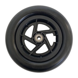 Ruedas Delanteras para Silla de Ruedas Cheng Jin de 10 Pulgadas, Neumático Sólido de PU para Silla de Ruedas Manual - Product Image 3