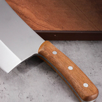 Couteau de cuisine chinois en acier inoxydable de 8 pouces, style japonais, couteau à découper les os pour la maison