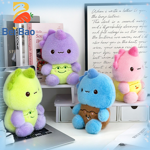 Peluche personnalisée avec logo, <span class=keywords><strong>dinosaure</strong></span> bébé mignon en costume de grenouille ou de canard, jouet en peluche, animal en peluche, poupée <span class=keywords><strong>dinosaure</strong></span> pour machine à griffes - Product Image 2