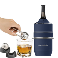 Refroidisseur à vin de 30 oz en acier inoxydable, refroidisseur à double paroi isolé, refroidisseur à glace avec différentes couleurs
