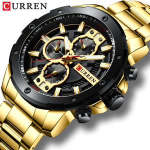 Montre Sport Classique Homme Best-Seller 8336, Bracelet en Alliage Acier Inoxydable, Quartz, Date, Étanche 3ATM, Grand Cadran Tendance - Product Image 1