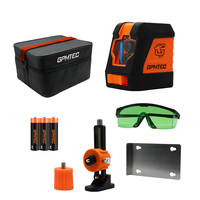 Nouveaux produits : Niveau laser croisé rotatif automatique 360° à 2 lignes orange pour la nivellement des sols – Outils de mesure pour le bricolage et la construction