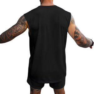 Anti-Pilling Custom Logo Cotton Heavyweight Blank <b>Tank</b> <b>Tops</b> <b>Men</b> Polyester Vintage Wash <b>Men</b> Custom Gym <b>Tank</b> <b>Top</b> - Product Image 2