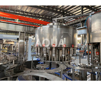 Usine complète de filtration et de remplissage d'eau pour l'embouteillage