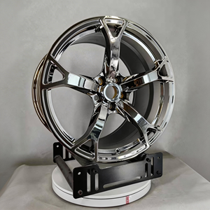 Rines Forjados Ligeros de 5 Radios 18*8.5 19*9.5 Cromados para BMW Mercedes Audi <span class=keywords><strong>Tesla</strong></span> - Product Image 1