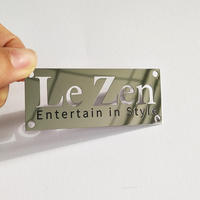 Placa de Identificación de Metal con Logotipo Personalizado de Alto Rendimiento, Placa de Identificación de Aluminio Personalizada Grabada con Láser