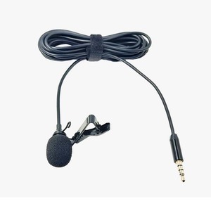 Microfono Lavalier a Condensatore Portatile Mini con Clip per Trasmissioni Live, Supporto per Microfono da Colletto da 3,5mm, Prezzo all'Ingrosso - Product Image 6