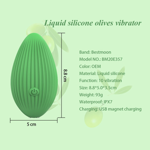 Bestmoon Vloeibare Siliconen Olijven Jump <span class=keywords><strong>Egg</strong></span> <span class=keywords><strong>Vibrator</strong></span> Afstandsbediening Vrouwelijke Tepel Clitoris <span class=keywords><strong>Vibrator</strong></span> Seks Speelgoed voor Vrouwen - Product Image 4