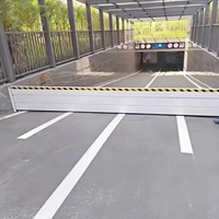Barrera de Aluminio Contra Inundaciones para Puerta de Garaje Residencial, Barrera de Protección Contra Agua Resistente y Removible para Exteriores