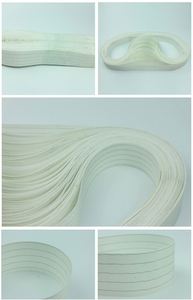 สายพานลำเลียงอุตสาหกรรมทนความร้อนสีขาว PU PVC เกรดอาหาร OEM UNI Belting ขนาด 3000 มม. หนา 2.5 มม. รับประกัน 1 ปี - Product Image 6