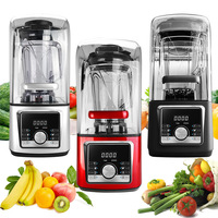 Logo personnalisé 4L 5L Robot culinaire Blender Machine Heavy Duty Commercial 6 lames couvercle insonorisé pour la cuisine