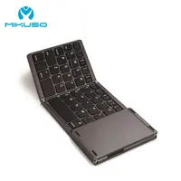 रिचार्जेबल वायरलेस तह कीबोर्ड BTF35 64 चाबियाँ पोर्टेबल मिनी Foldable वायरलेस कीबोर्ड