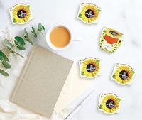 Pot Tanam Mini Terakota Modern Ramah Lingkungan, Perlengkapan Pembibitan Bunga & Herba untuk Anak-Anak & Dewasa, Kit Tanam Bunga Matahari DIY Tanpa Biji