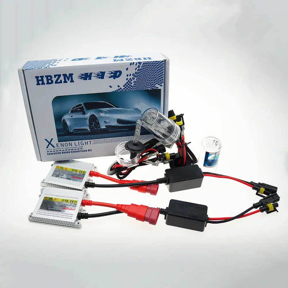 New Product Explosion 55W Hid Xenon Lamp Set H1H4 H7 Silver Electric Ballast Hid Headlights Wholesale Direct Sales