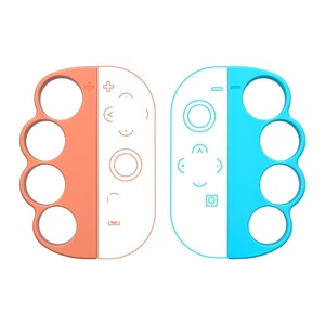 Empuñaduras genéricas para boxeo aeróbico, paquete de 2, ajustables, para fitness, manos y muñecas, compatibles <span class=keywords><strong>con</strong></span> los controladores <span class=keywords><strong>Switch</strong></span> 2 Joy-<span class=keywords><strong>Con</strong></span>, anillos NS2 naranja y azul - Product Image 2