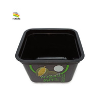 Tasse en plastique pour crème glacée 150 ml, 5 oz, récipients en PP avec cuillère et couvercle iml, pot à yaourt imprimé, tasses d'emballage de yaourt en plastique