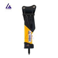 Martillo Hidráulico LG68 para Minería, Canteras y Construcción de Carreteras, Fuerte Fuerza de Impacto, Compatible con Excavadoras de 1-10T, SB40 SB43