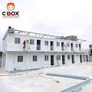 Cbox Vente en gros de maisons modulaires en acier léger de 20 pieds à 2 étages, avec toilettes, bureau, préfabriquées, détachables, conteneurs - Product Image 2