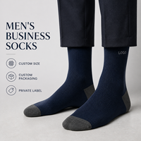 Chaussettes de travail pour hommes en coton premium Glacier, respirantes, anti-transpiration, avec logo personnalisé, OEM, vente en gros, chaussettes de bureau