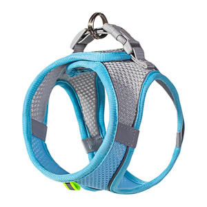 Harnais de sécurité anti-évasion réglable pour chaton, veste en maille respirante douce avec bandes réfléchissantes, ensemble harnais et laisse pour chat - Product Image 1