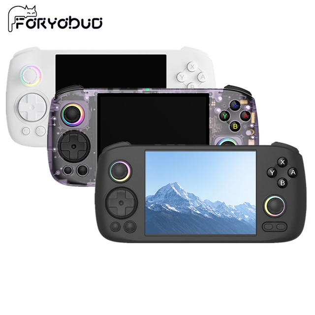RG406H Retro Handheld Game Console 4.0'' IPS Screen Linux 64-Bit RGB Joystick Players Supports WiFi HDMI Out
