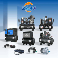 Compresseur d'air à vis intégré ZAKF à faible consommation d'énergie et faible bruit, 2,2 kW, 3 CV, 220 V, monophasé, lubrifié, avec sécheur et réservoir de 300 L
