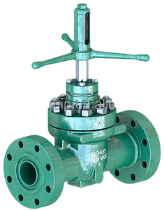 API 6A油田標準マニホールドDemcoDMスタイル突合せ溶接、フランジタイプ接続MUD GATE VALVE - Product Image 3