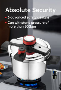 <span class=keywords><strong>Olla</strong></span> a presión De Acero inoxidable 18/10, 10 QT, ahorra 70% tiempo De cocción, <span class=keywords><strong>Olla</strong></span> De presión con cuerpo de grado alimenticio, bloqueo giratorio de una mano - Product Image 2