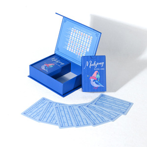 Mahjong Playing Cards PVC Waterproof Fold Resistant Customizable For Chess Card Games - Product Image 3