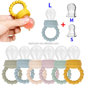 Vente en gros de tétine en silicone écologique pour bébé au design mignon et amusant tétine pour fruits pack 3 en 1 tétine pour bébé - Product Image 6