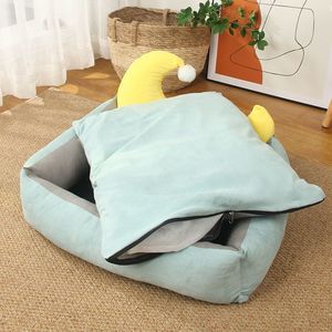 Pet <b>Bed</b> Rectangle Soft Washable <b>Dog</b> <b>Bed</b> For Small Breeds Teddy Pomeranian <b>Pink</b> Gray Mint Green S M L XL - Product Image 3