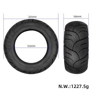 Pneu tubeless EU Ulip 100/55-6.5 11 pouces pour trottinette électrique Dualtron Ultra2 THUNDER II Kaabo Wolf Warrior - Product Image 2