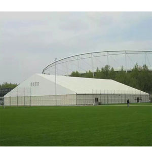 Grandes tentes d'église d'extérieur pour événements, en aluminium et PVC, imperméables, pour le stockage, tentes courbes industrielles, tentes géantes incurvées - Product Image 3