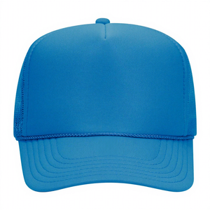 Casquette de baseball en mousse à 5 panneaux, forme <span class=keywords><strong>Otto</strong></span>, imprimée sur mesure, design sportif avec broderie, casquette de camionneur unie bicolore en maille - Product Image 2