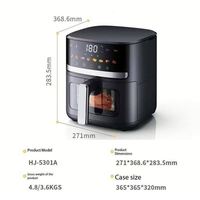 Nouvelle Friteuse à Air Numérique 2025 Modèle 7L Sans Huile Professionnelle Appareil Électroménager Multifonctionnel en Option